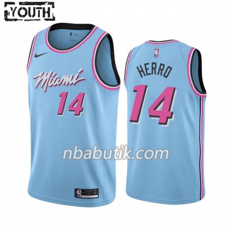 NBA Børn Trøje Miami Heat Tyler Herro 14 Nike 2019-20 City Edition Swingman NBA Børn Trøje Miami Heat Tyler Herro 14 Nike 2019-20 City Edition Swingman